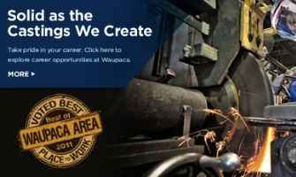 WAUPACA FOUNDRY NAMED SUPPLIER OF THE YEAR