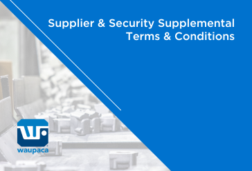 Supplier & Security Supplemental Terms and Conditions